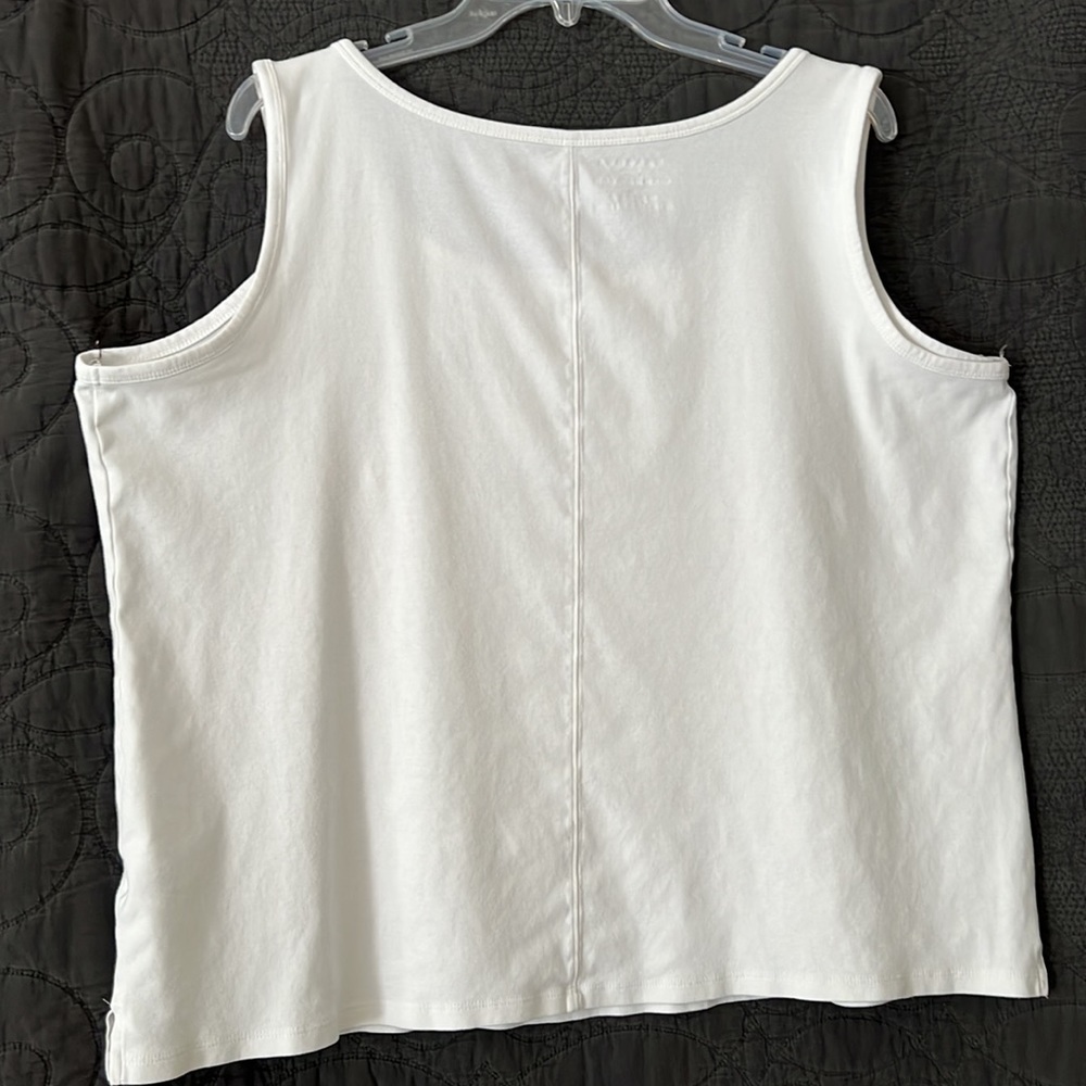 Talbots Weekender Tank White - Picture 3 of 4